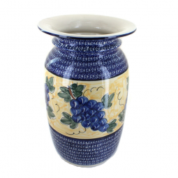 Grapes Tall Floor Vase